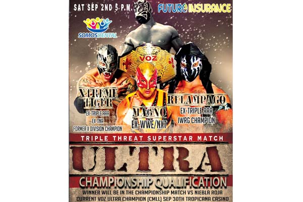 Lucha Libre– Triple Threat Superstar Match